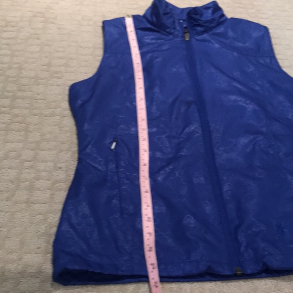 Fabulous royal blue Lopez vest with zip front and draw string bottom - Picture 13 of 16